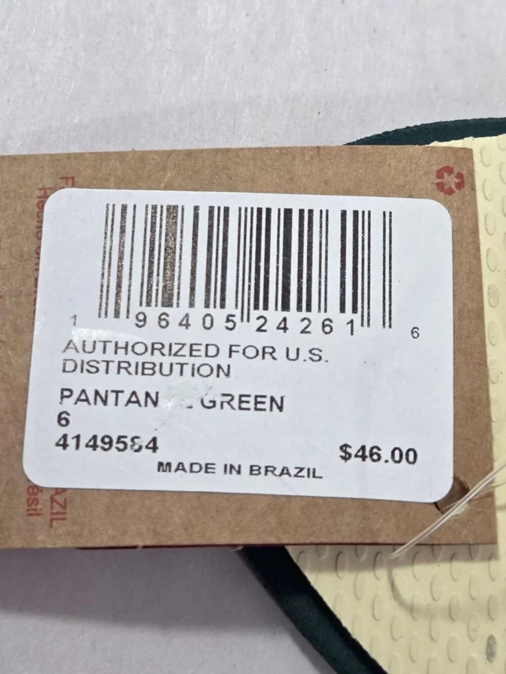 Havaianas Women's Slim Slip on Sandals - Pantanal Green, Size: 35-36